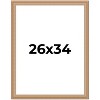 PosterPalooza | Weathered Yellow Picture Frame - UV Acrylic, Foam Board Backing, Hanging Hardware - 2 of 4