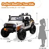 Acekool 24V Ride-On Truck Car with Remote Control, 4x60W Motors, 4-Wheel Suspension, LED Lights, Music, Safety Belt, 3 Speeds - 3 of 4