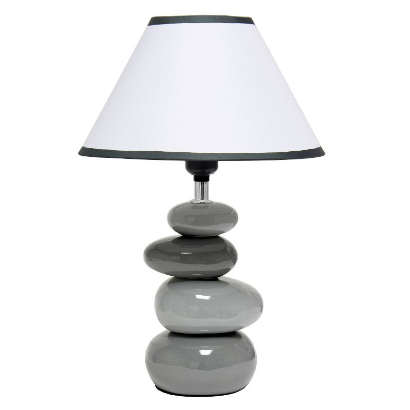 Ceramic Stone Table Lamp - Simple Designs, 1 of 9