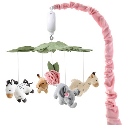 The Peanutshell Baby Musical Crib Mobile - Little Forest Girl : Target