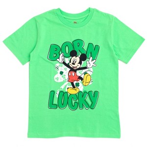Disney Mickey Mouse St. Patrick's July 4th Halloween Christmas Love T-Shirt Little Kid to Big Kid - 1 of 4