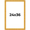 PosterPalooza | 24x36 Bamboo Picture Frame, UV Acrylic, 4 Finishes - Brown, Black, Gold, and Natural - 2 of 4