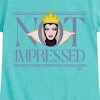Girls' - Disney Villains - Not Impressed Fitted Short Sleeve Graphic T-Shirt - 2 of 4