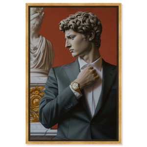 Notoriart Sculpture with Style Men Style Wall Art Framed - 1 of 4