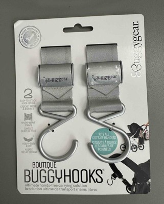 Kidco Buggygear Boutique Stroller Hooks - Platinum - 2pk : Target