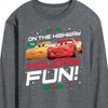 Men's - Disney - On The Highway To Holiday Fun Long Sleeve Graphic T-Shirt - 2 of 4