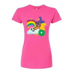 Women's - Pete the Cat - Leo Fitted Graphic T-Shirt - 1 of 3