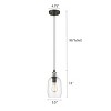 Chloe Lighting Athena Transitional 1 Light Rubbed Bronze Mini Ceiling Pendant 5.5" Wide - 4 of 4