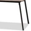 Baxton Studio 5pc Ornette Mid Century Modern Matte Frame Dining Set Light Brown: Polyester Seat, Wood Composite, Non-Extension Rectangle Table - 4 of 4