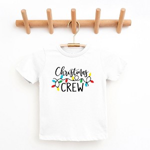 The Juniper Shop Christmas Crew Youth Short Sleeve Tee - S - White - 1 of 3