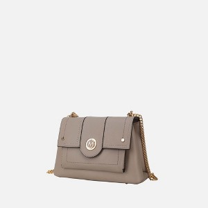 MKF Collection Eden Vegan Leather Women’s Shoulder Bag by Mia K - Taupe - 1 of 4