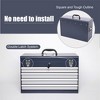 21-Inch Metal Tool Box with 4 Lockable Drawers, Portable Tool Chest Organizer for Mechanics & DIY | Auto-Locking System, Smooth Ball Bearing Slides - 4 of 4
