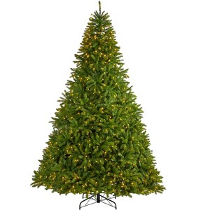 Nearly Natural 9-ft Sierra Spruce Natural Look Artificial Christmas Tree with 1000 Clear LED Lights and 4443 Tips - 1 of 4
