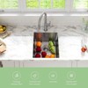 Kitchen Sink for Single Bowl,Undermount Kitchen Sink Stainless Steel Sink 16 Gauge Kitchen Sinks with Accessories, Easy Drain and Low Noise - 2 of 4