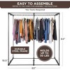Hold N' Storage - Portable Wardrobe Closet with Metal Hanging Rod - 4 of 4