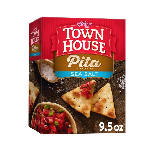 Kellogg's Town House Sea Salt Pita Crackers - 9.5oz - image 1 of 4