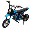 Electric Dirt Bike for Kids, 24V 350W Kids Electric Motorcycle, 3-Speed Modes, Metal Suspension, Children Ride-On Motocross Dirt Bike for 3-8 - 2 of 4