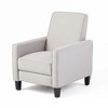 Mid-Century Modern Leather Push Back Recliner Chair for Adults, Accent Chair for Living, CENGHU Upholstered Single Sofa Chair for Elegant Home Decor - 3 of 4
