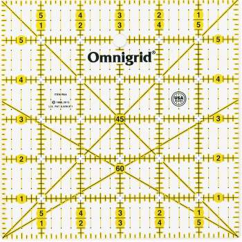 Omnigrid 6" x 6" Square Quilting and Sewing Ruler
