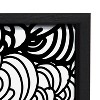 Kate and Laurel Sylvie It Doesn't Matter If You Are Black or White Framed Canvas by Arm of Casso, 22x22, Black - 3 of 4