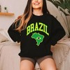 Simply Sage Market Women's Graphic Sweatshirt  Brazil Map - 2 of 4