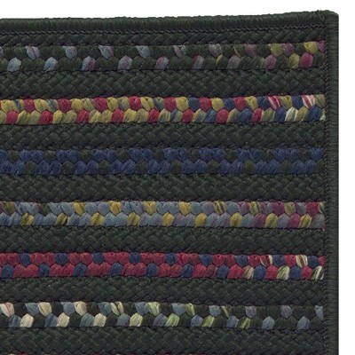 Colonial Mills Navajo Braided Rug, Green 27"x46", Rectangle Shape