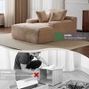 Whisen 2-Piece L-Shaped Sectional Compression Sofa with Soft Corduroy Fabric, No Assembly Required - 4 of 4