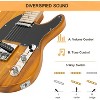 GLARRY 39" GTL Electric Guitar for Music Lover, SS Pickups Maple Fingerboard with Accessories Pack Guitar Bag, Transparent Yellow - 4 of 4