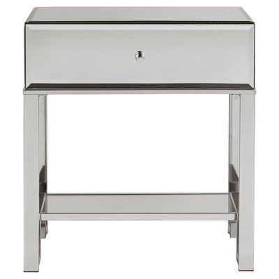 Caminita Glam Mirrored Accent Table - Chrome - Inspire Q