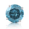 Pompeii3 1/5ct Blue Diamond Single Stud 10K White Gold - 2 of 3
