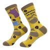 Crazy Dog T-Shirts Women's Addicted to Pot Socks Funny Coffee Bean Caffeine Lovers Footwear - 2 of 4