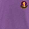 Girl's Wednesday Small Nevermore Crest T-Shirt - 2 of 4