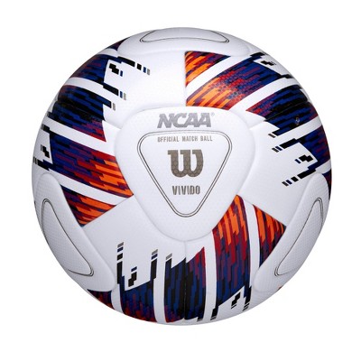 Wilson NCAA Size 5 Vivido Soccerball - White