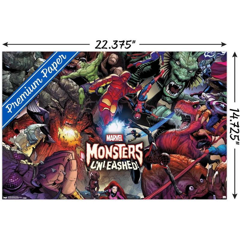 Trends International Marvel Comics - Monsters Unleashed Unframed Wall Poster Prints, 3 of 7