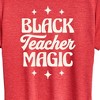 Women's - Instant Message - Black Teacher Magic Short Sleeve Graphic T-Shirt - 2 of 4