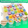 Wooden Puzzles for Game with Numbers, Alphabet Shapes - Gift - 4 of 4