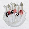 Big Dot of Happiness Farm Animals - Barnyard Baby Shower or Birthday Party Paper Napkin Holder - Napkin Rings - Set of 24 - 3 of 4