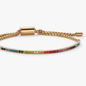 Alex and Ani Rainbow Ombre Pave Bolo Bracelet - 1 of 4