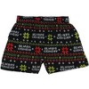 Seven Times Six How the Grinch Stole Christmas Men's Always Grinchy Fairisle Boxer Shorts Black - 4 of 4