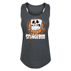 Women's - SpongeBob SquarePants - Spongeboo Graphic Racerback Tank - 1 of 4