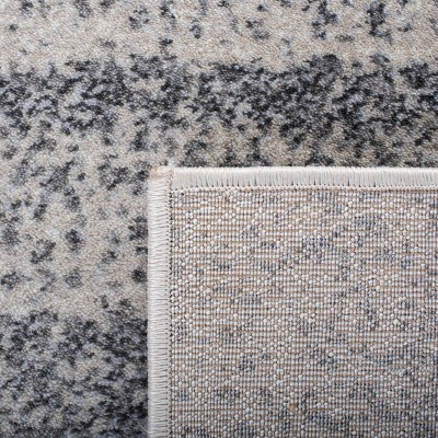 Carnegie Elegance Hand-Knotted Gray Area Rug - 5'1" x 7'6"