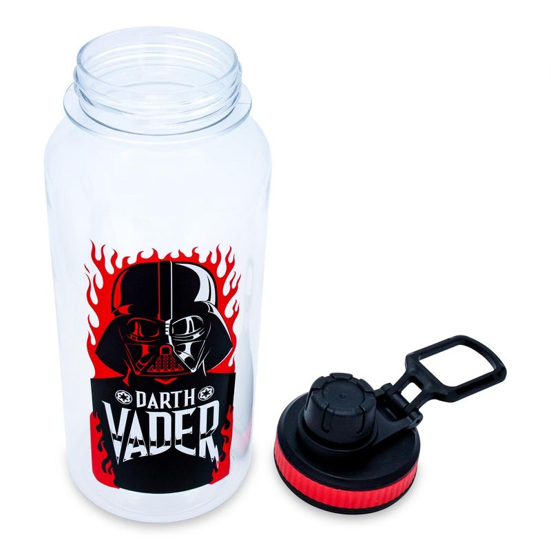 Silver Buffalo Star Wars Darth Vader Twist Spout Water Bottle and Sticker Set | Holds 32 Ounces, 3 of 7