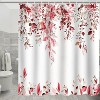 LunaLulinlk Red Eucalyptus Fabric Shower Curtain - 3 of 4