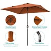 Sonkuki 6.5 FT Outdoor Patio Umbrella Market Table Umbrella With a Crank for Garden, Deck and Pool - 4 of 4