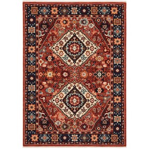 Oriental Weavers Lilihan 2061V Red/ Blue Indoor Area Rug - 2' x 3' - 1 of 4