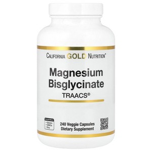 Magnesium Bisglycinate, High Absorption Albion Minerals, 240 Veggie Capsules - 1 of 3