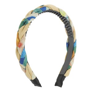 Unique Bargains Women's Toothed Woven Headbands 1 Pc - 1 of 4