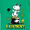 Boys' - Peanuts - Lucky Snoopy Short Sleeve Graphic T-Shirt - 2 of 4