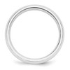Black Bow Jewelry 2.5mm to 6mm Platinum Standard Weight Polished Domed Comfort Fit Band - 2 of 4