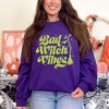 Simply Sage Market Women's Graphic Sweatshirt Bad Witch Vibes Puff Print - 2 of 4